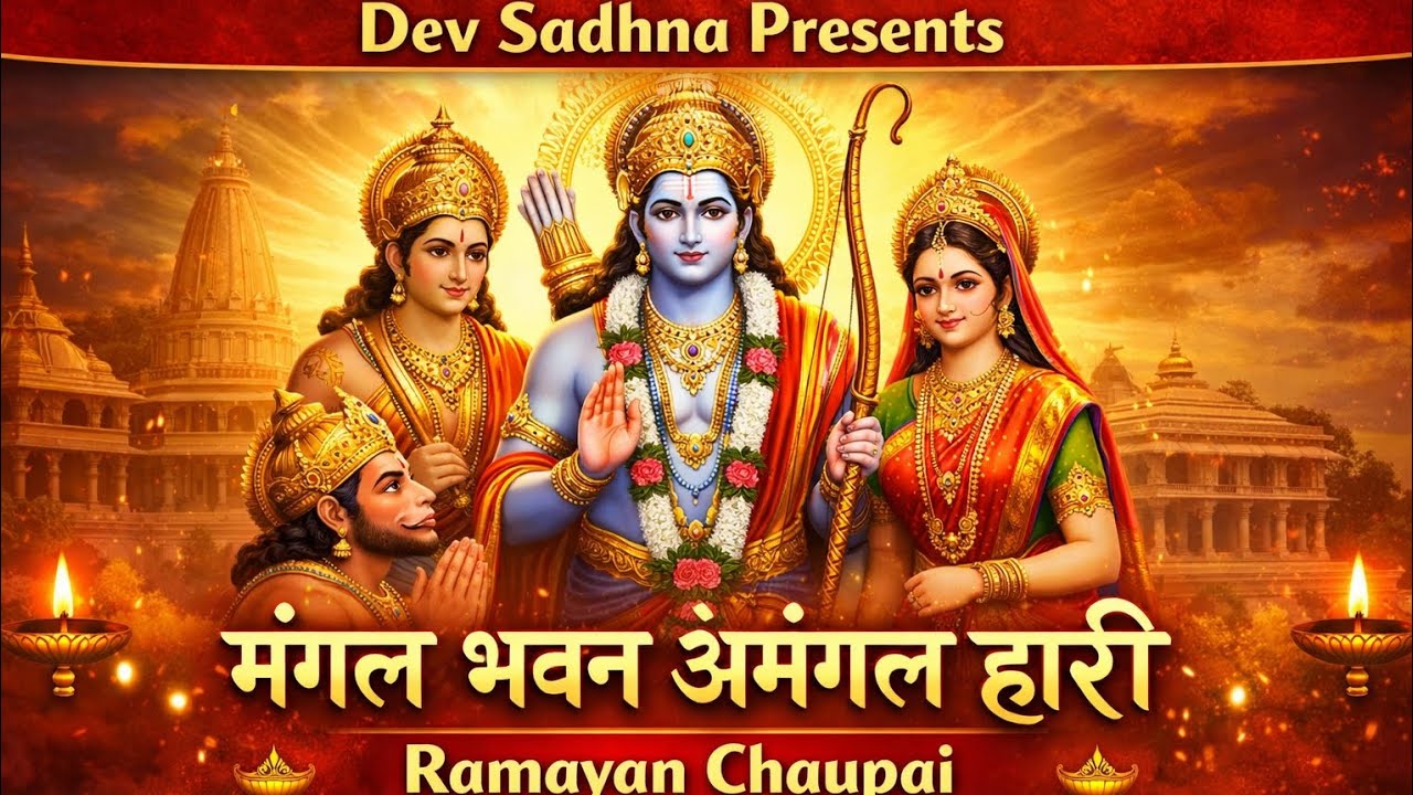 मंगल भवन अमंगल हारी | Ramayan Chaupai | मन को शांति देने वाली श्री राम भक्ति | Dev Sadhna