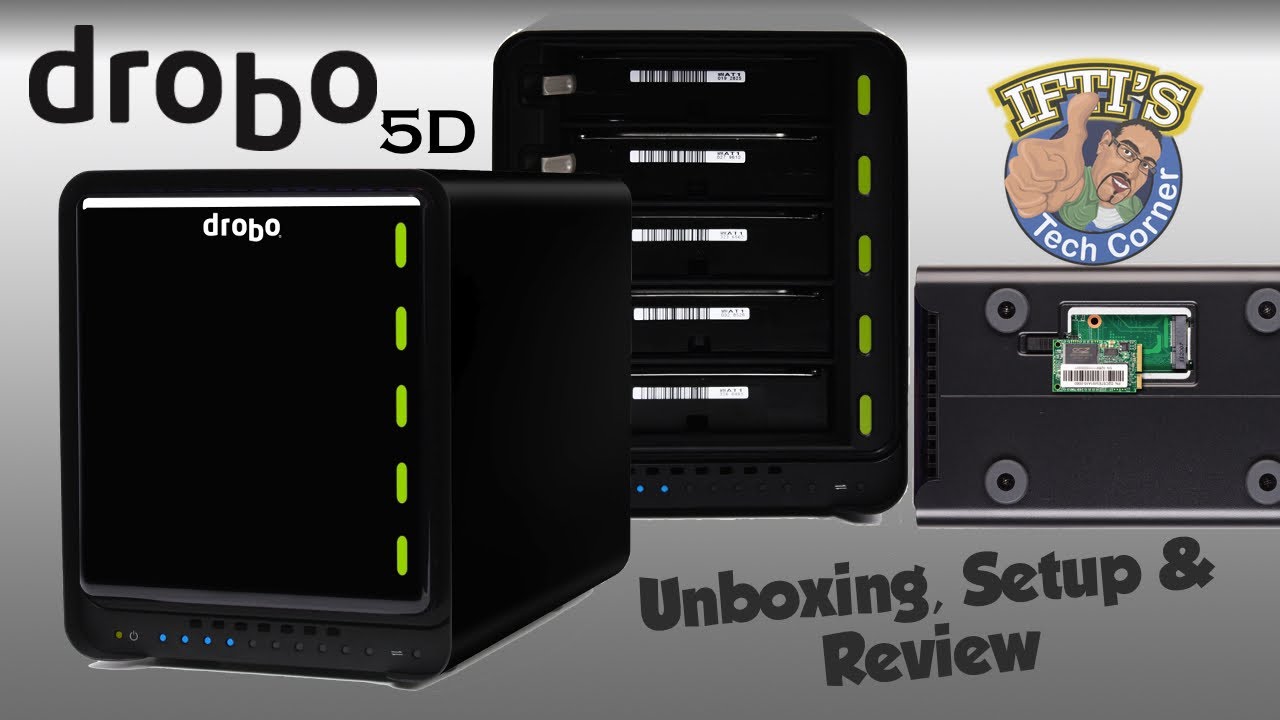 Drobo 5D - ThunderBolt & USB3 Storage Solution - Setup & Review