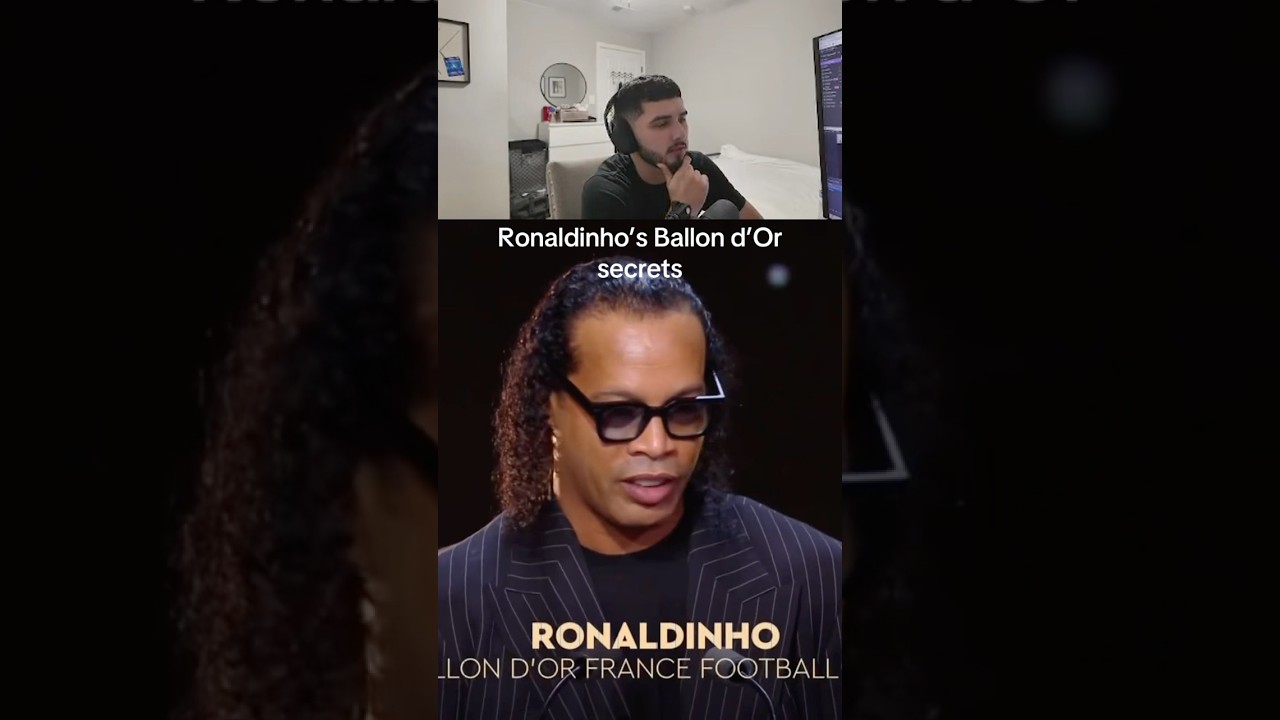 Ronaldinho&rsquo;s Ballon d&rsquo;Or secrets #viral #fyp #streamer #futbol #ronaldinho