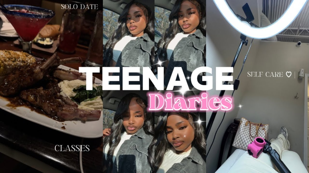 SOUTHERN UNIVERSITY college student classes, maintenance + Solo date🎀 Teenage diaries Ep1 ♡ VLOG
