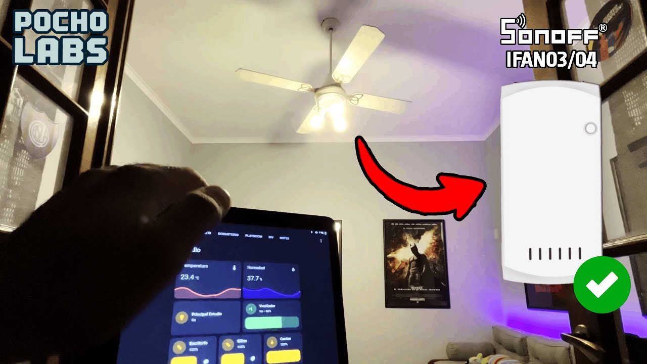 ASÍ CONVERTÍ LOS VENTILADORES DE TECHO EN SMART con iFan03/iFan04 de Sonoff!