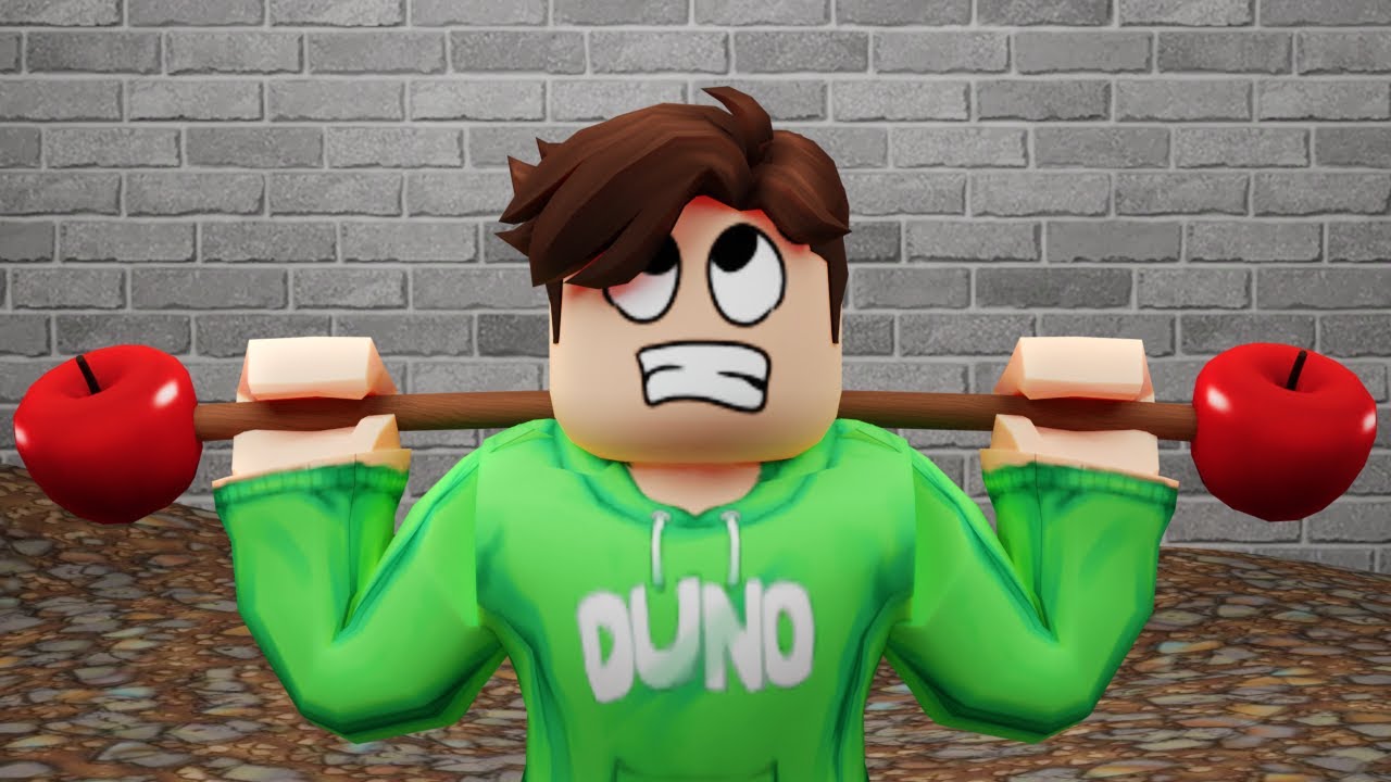 Jag måste bli STARK i Roblox