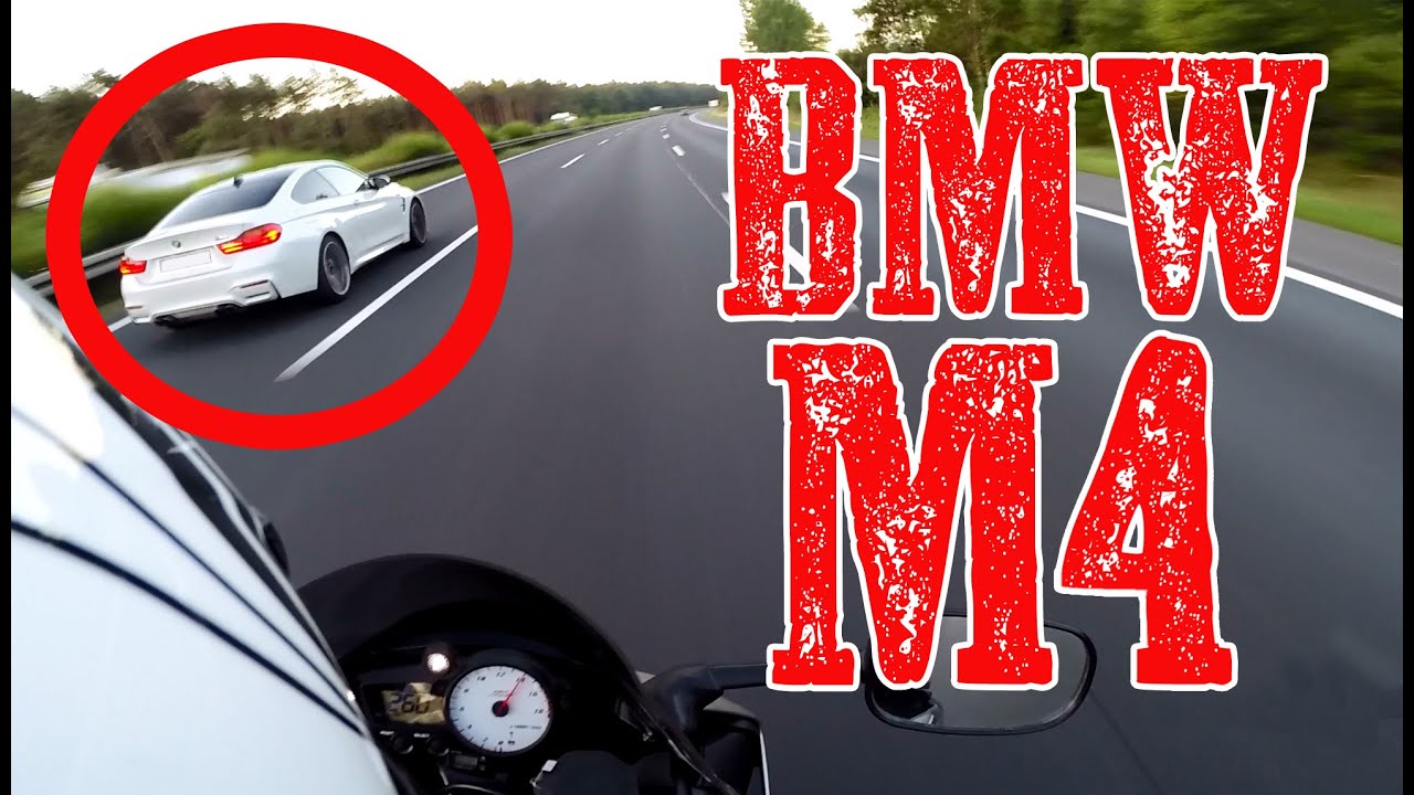 BMW M4 Coupe vs Yamaha R6 - TOP SPEED Part 2 [1080p]