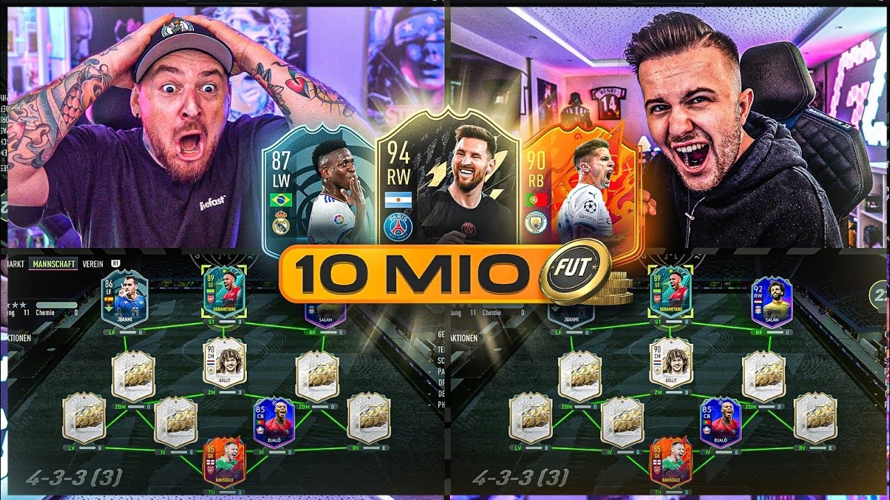 ACH KOMM !🤬!  10 Mio COINS Squadbuilder Battle 🔥 vs Gamerbrother FIFA 22 SBB