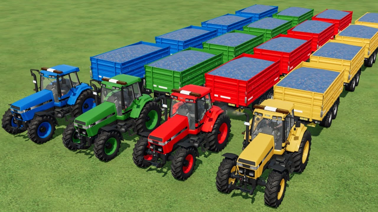 JOHN DEERE TRACTORS OF COLORS | FS22 GAMEPLAY | FARMING SIMULATOR 22 |