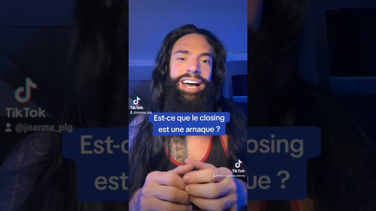 Est-ce que le closing est une arnaque ? #davidmichigan #michiganacademy #libertyclosing #closing