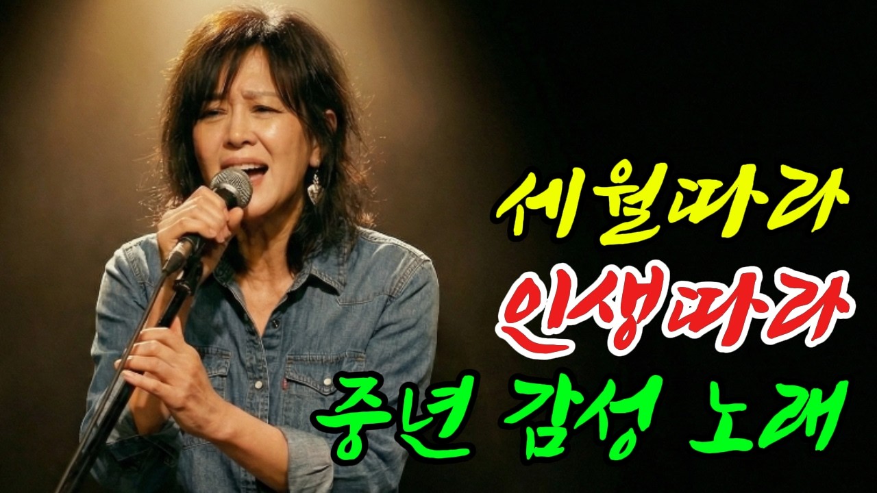 🎵 말하듯 부르는데 가슴에 남아 나를 울리네 중년 감성 노래 5곡｜중년을 위로하는 노래 