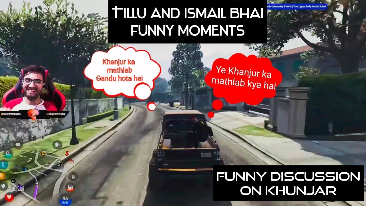 Tillu and ismail bhai funny moments | Ismail bhai gta5 funny moments | Tillu gta5 funny moments | rp
