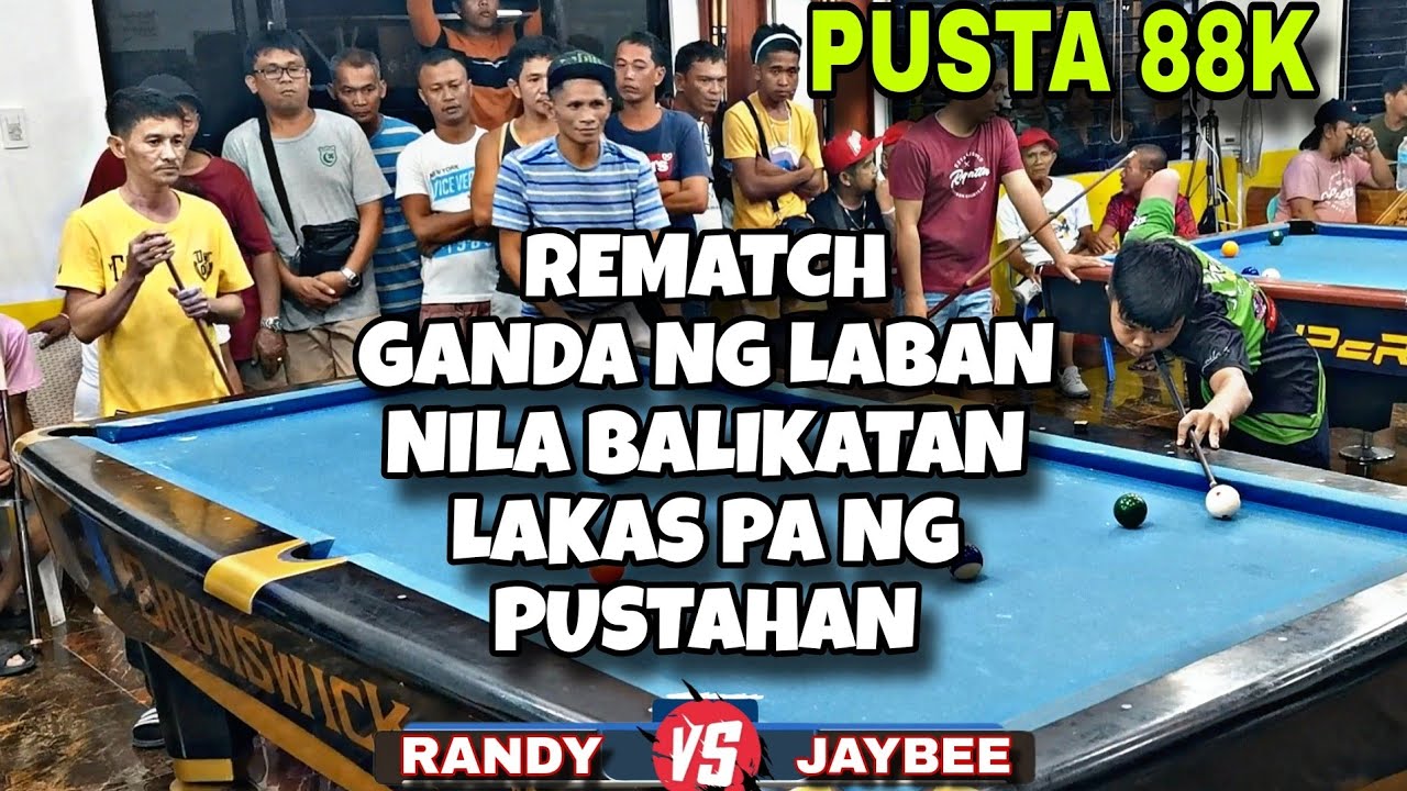 REMATCH | JAYBEE SUCAL VS RANDY DIGOS | PAREHAS 10-BALL 88K