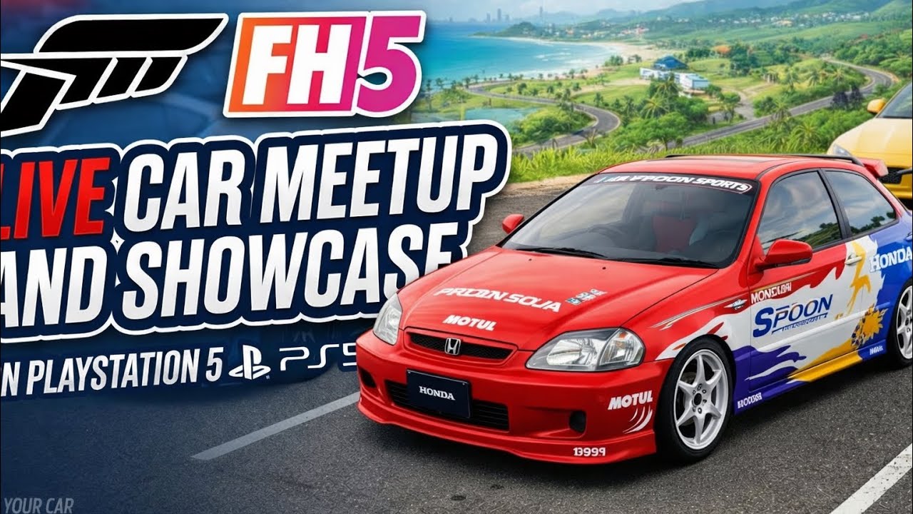 Road to 1k??! Cruise with Us ft King Davii|Forza Horizon 5 Stream| PS5 LIVE