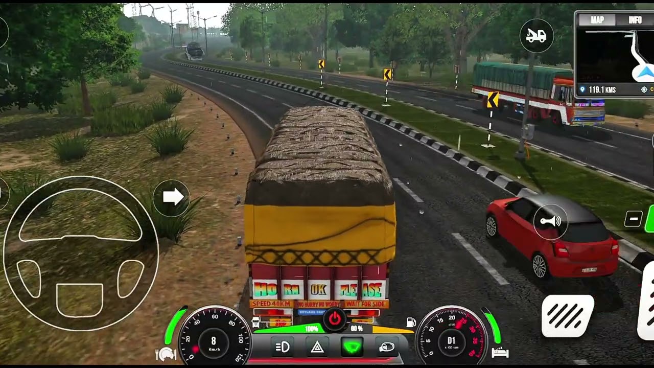🚚 One-Lane Cliff Road 😰 | No Guardrails Drive | Truck Simulator Gameplay In Hindi