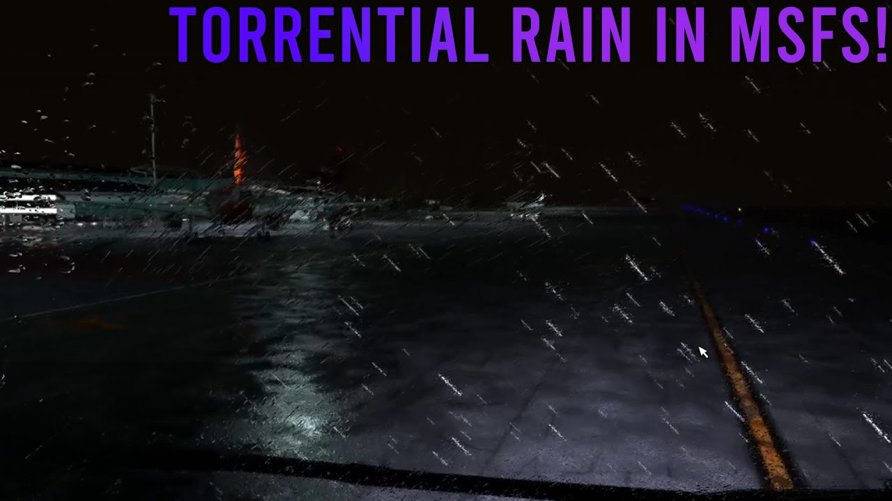 🎉 Updated iniA320 Neo V2! ✈️ LEIB ➜ LFML ➜ LFKJ ✈️ Torrential rain warning! ⚠️