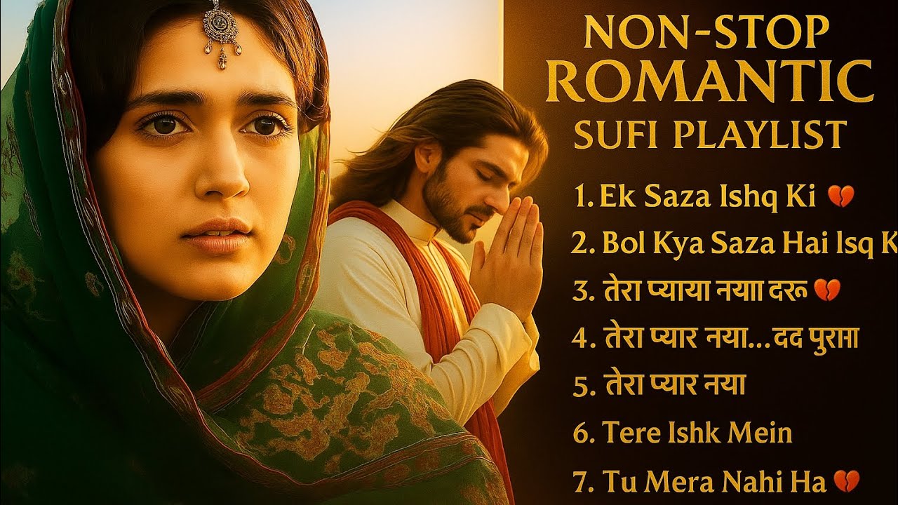 Non-Stop Romantic Sufi Playlist 💞 | Heart Touching Emotional Songs | Music Suno 🎧