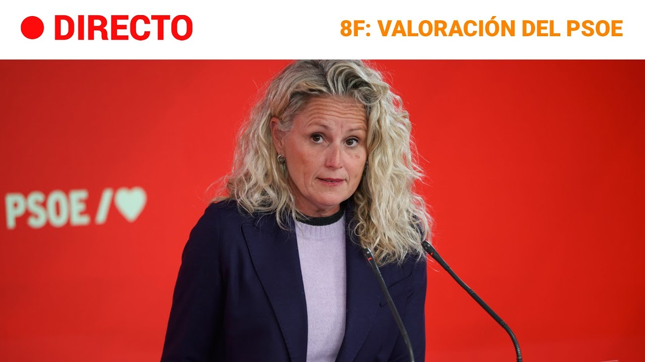 DIRECTO | EL PSOE analiza los RESULTADOS DE LAS ELECCIONES EN ARAGÓN | RTVE Noticias