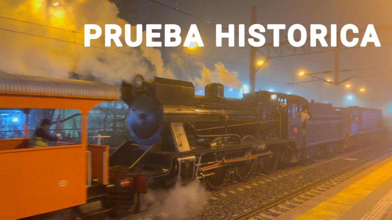 SALIÓ una Locomotora de Vapor de Buenos Aires a Brandsen! Viaje de Prueba del Ferroclub Escalada