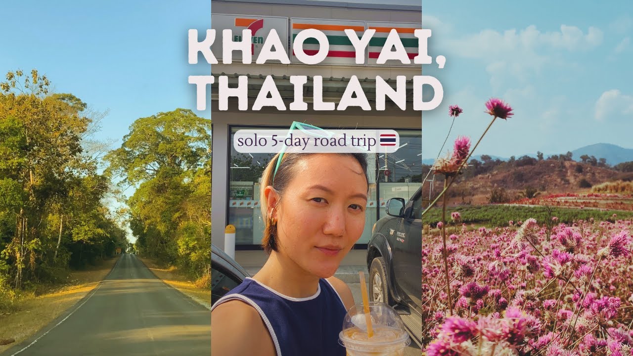5-Day Solo Road Trip to Khao Yai, Thailand (🪻dream travel)
