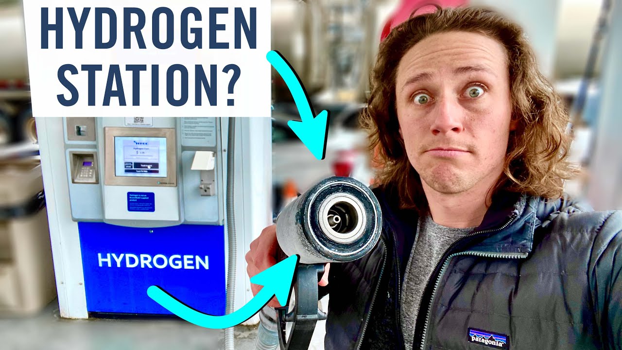 I try LIVING with a HYDROGEN FUEL CELL car...
