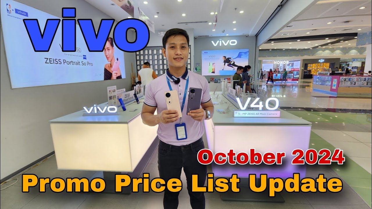 VIVO Promo Price List Update October 2024 | Vivo V40 | Vivo V30 Series | Y Series