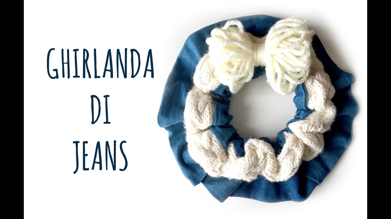 Ghirlanda di Jeans! Feat. Nadiatempest (Riciclo creativo/ Natale) Arte per Te