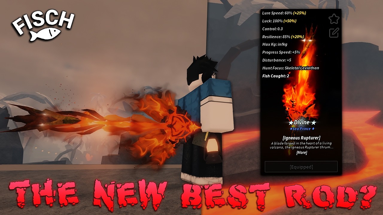 I Finally Got Igneous Rupturer — Is It the BEST Rod in Fisch..