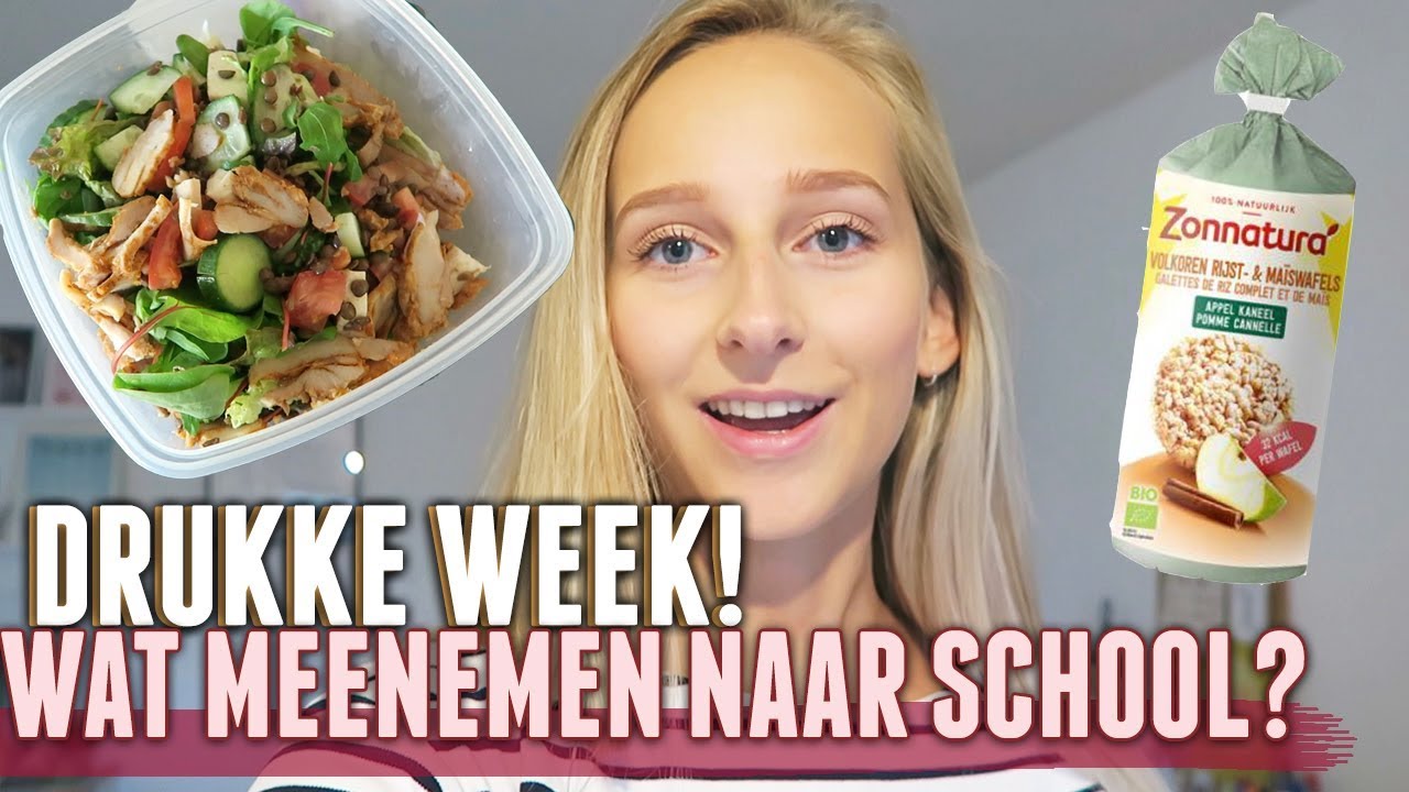 GEZONDE SNACKS/ LUNCH IDEEËN VOOR SCHOOL! ♡ STUDENTEN WEEKVLOG 62