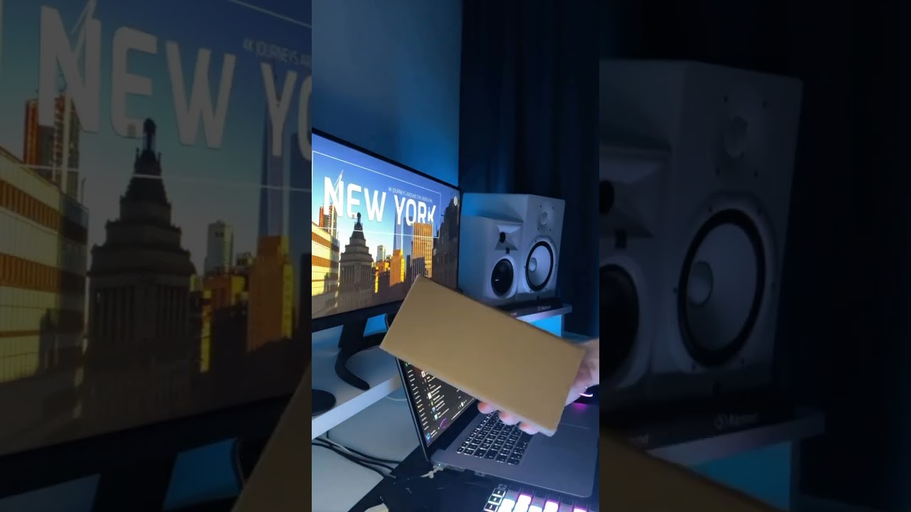 That EVO 8 unboxing feeling 🔊🤩 #musicproduction #professionalaudio #audioequipment