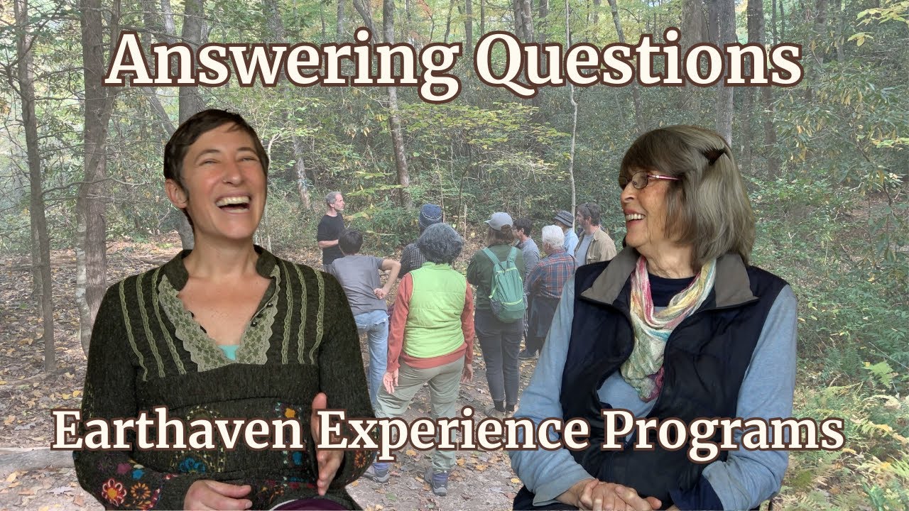 Answering Questions about Earthaven Experience programs with Diana Leafe Christian