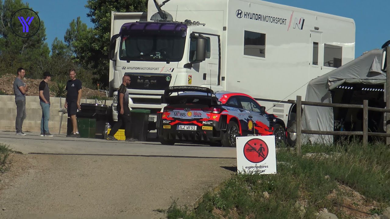 Test Dani Sordo | Hyundai i20 WRC | RallyRACC 2021| DRONE