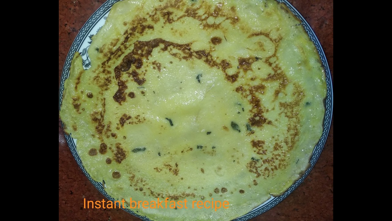 Instant breakfast recipe | rice flour paratha