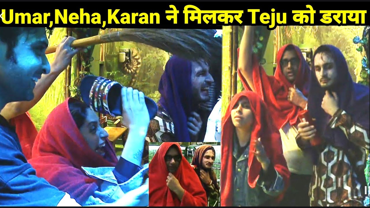Bigg Boss 15: Umar, Karan's Hillarious PRANK on Tejasswi| Rajiv & Umar turn SCARY at NIGHT, BB LIVE