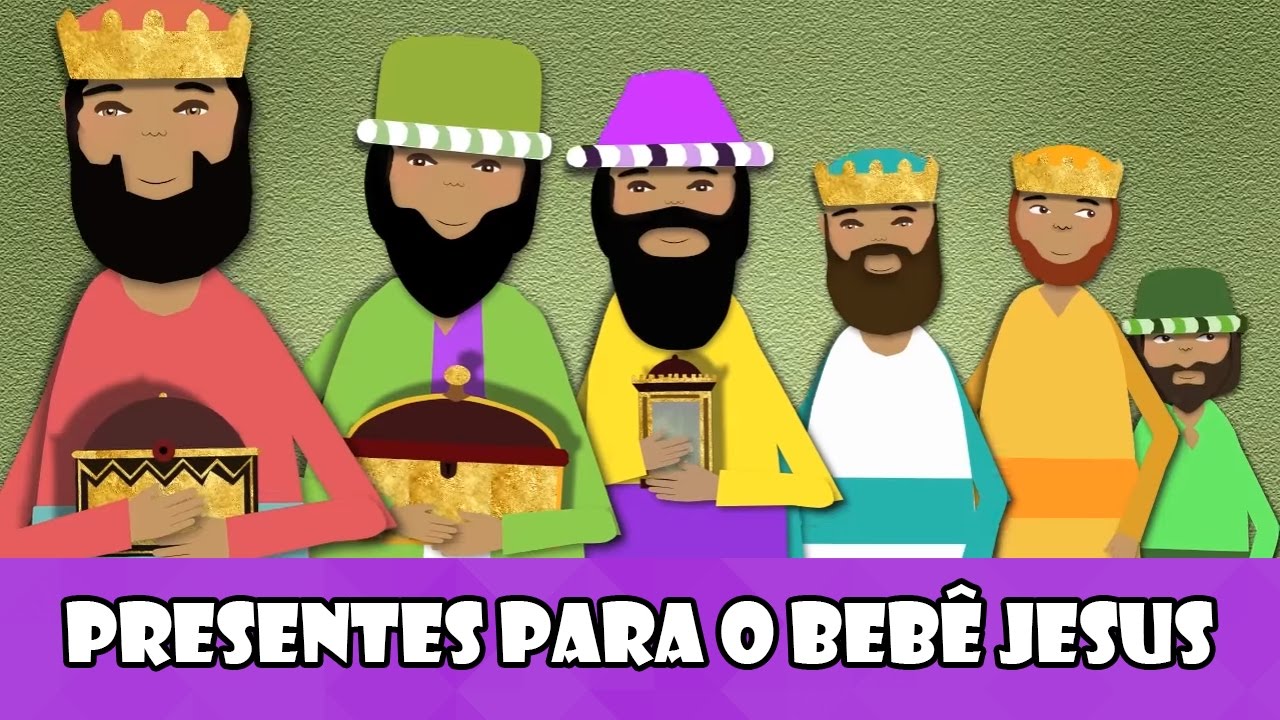 DESENHOS BÍBLICOS - PRESENTES PARA O BEBÊ JESUS
