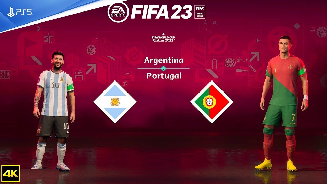 FIFA 23 | COPA MUNDIAL QATAR 2022 | ARGENTINA VS PORTUGAL | 4K 60FPS | PS5