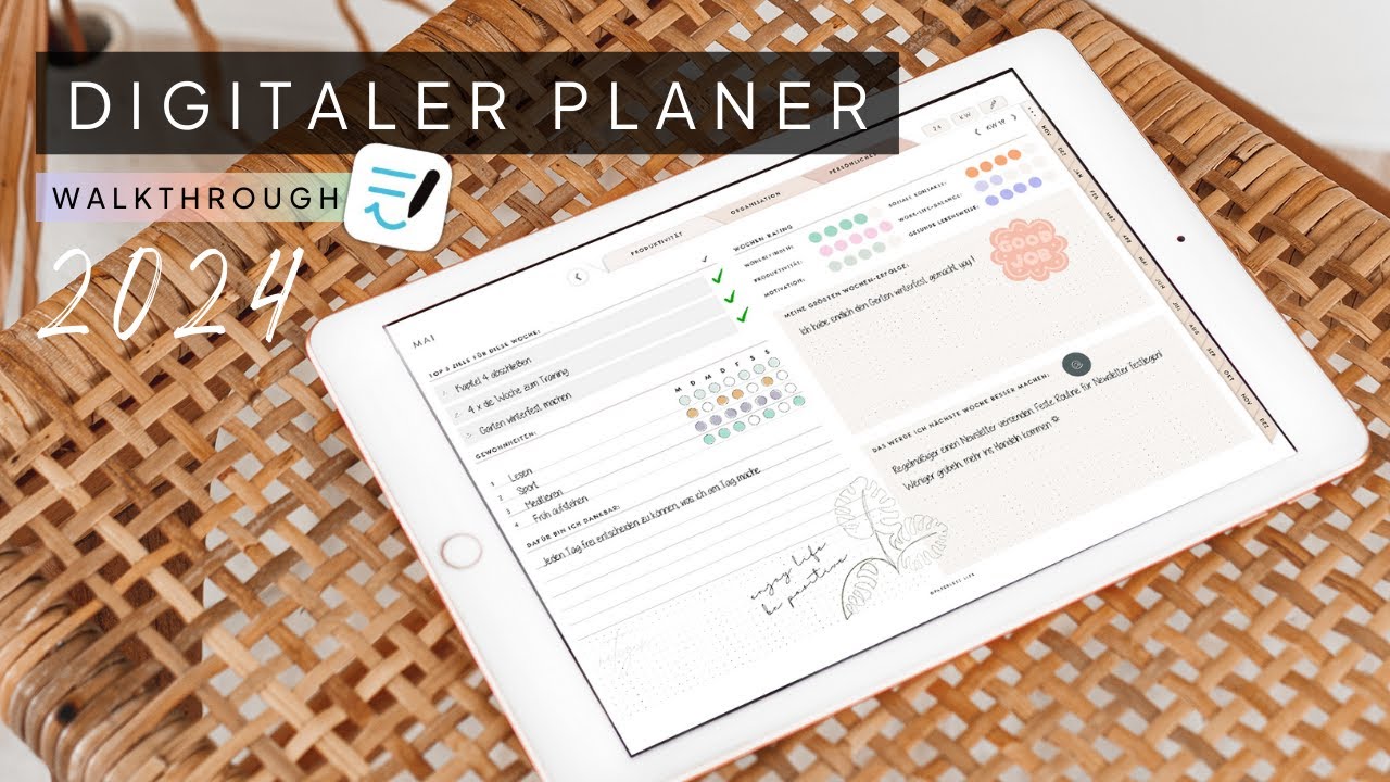 Digitaler Planer 2024 | Der Gamechanger f&uuml;r deine GOODNOTES 6 Planung💥