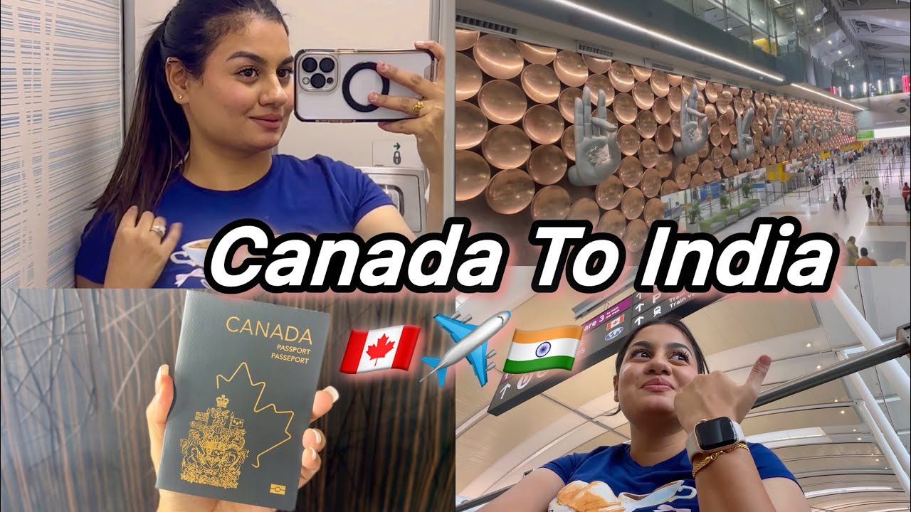 CANADA TO INDIA 🇨🇦✈️🇮🇳 LOST MY IPAD AT AIRPORT😭 TRAVEL VLOG❤️😍