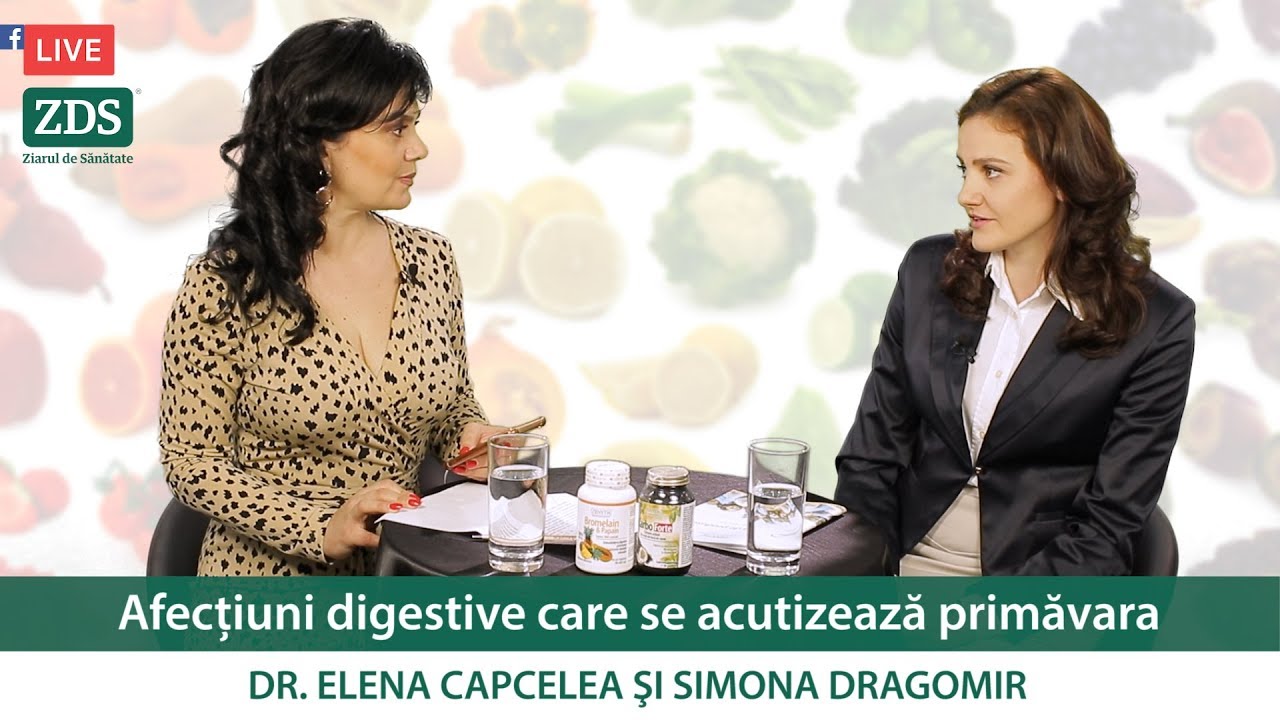 Boli ale sistemului digestiv, care se agravează primăvara