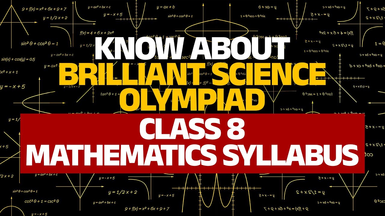 ⚡ Ace Brilliant Science Olympiad (BSO) ⚡ | Complete Class 8 MATHEMATICS Syllabus