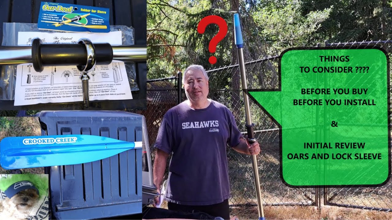 Aluminum Oar & Rubber Stop How To Install and Initial Review