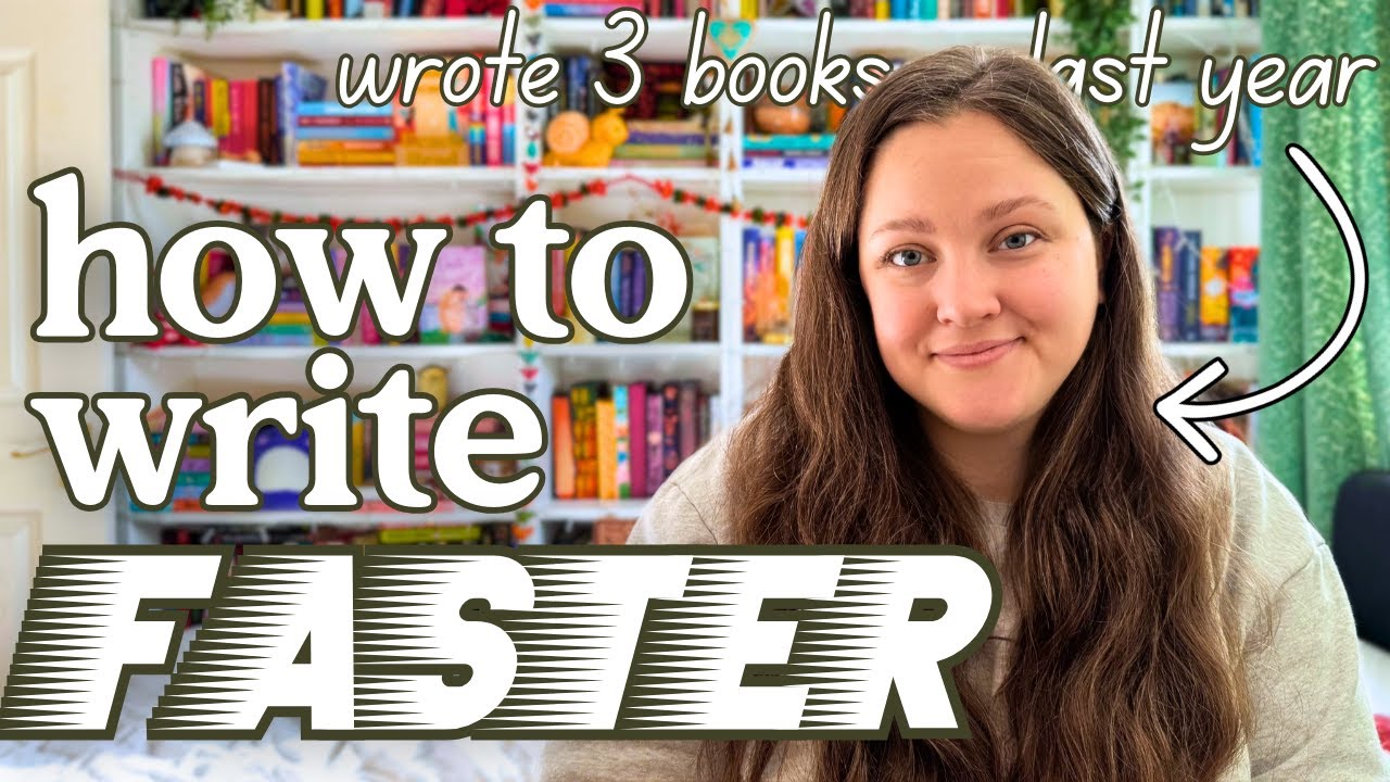 Here's how I write 3 books a year (& you can too)