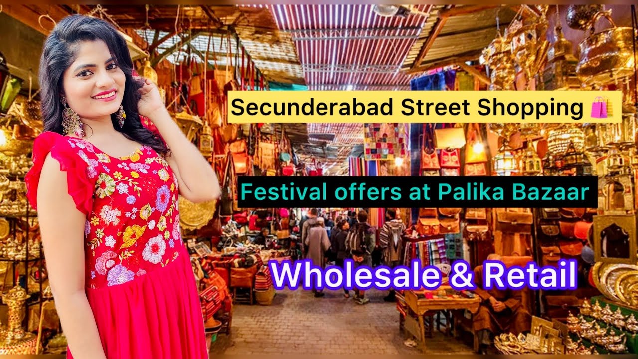 Secunderabad Palika bazaar street shopping 🛍️ everything under 1500/- festival special offers