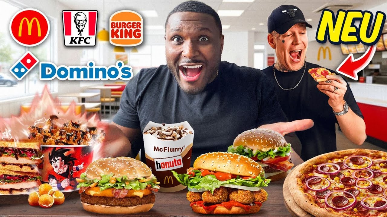 Ich teste ALLE AKTUELLEN FASTFOOD NEUHEITEN! 😍😋
