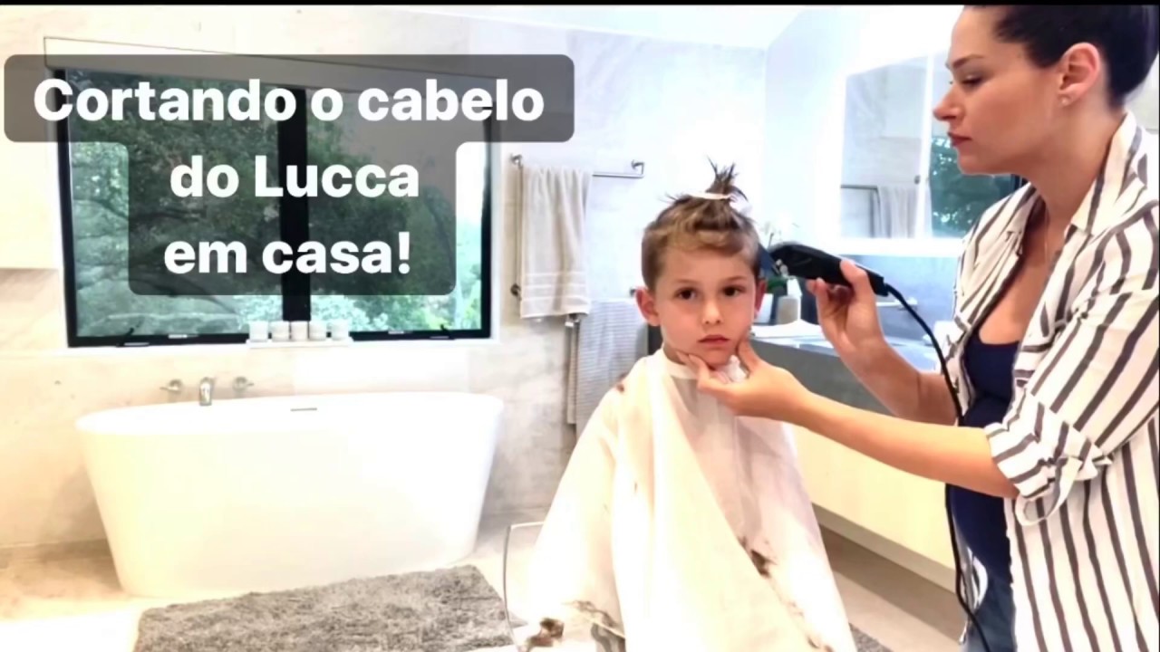 Cortando cabelo de menino em casa! - Fernanda Machado