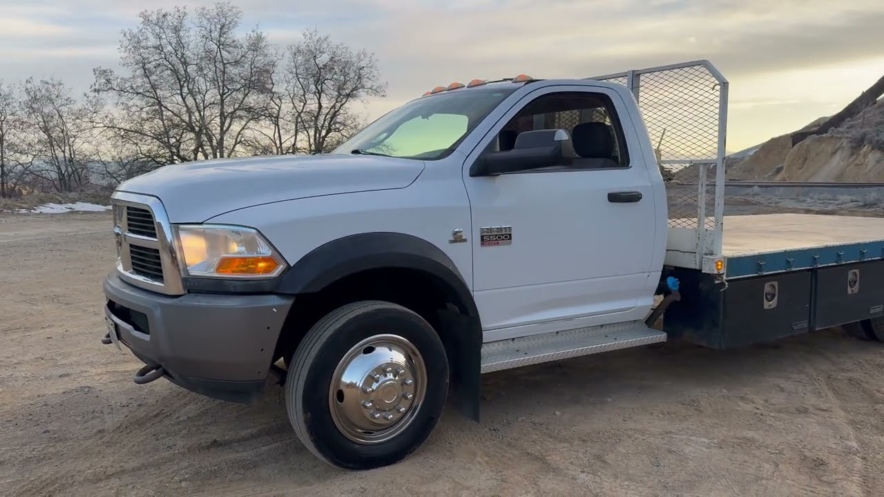 No Reserve 2011 Ram 5500 4x4 Cummins Flatbed