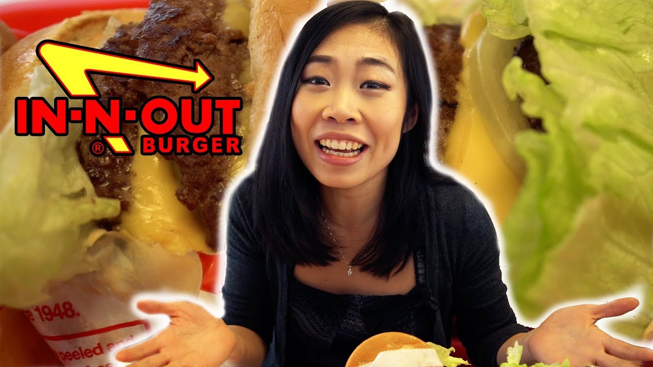 Chinese Girl Tries In-N-Out Burger For The First Time