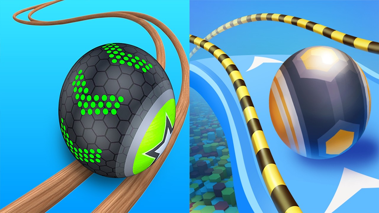Going Balls VS Action Balls - All Levels Gameplay Android, ios (Part 281)