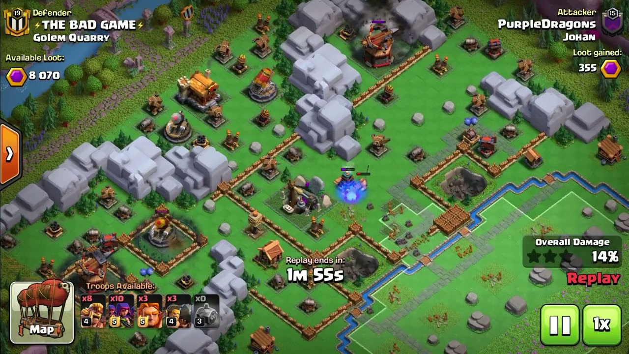 Clash of Clans: Capital Raid Rockets bombardment!