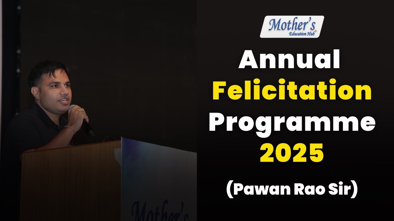 Pawan Rao Sir Speech | Annual Felicitation Program 2025 | Mothers Education Hub Jaipur