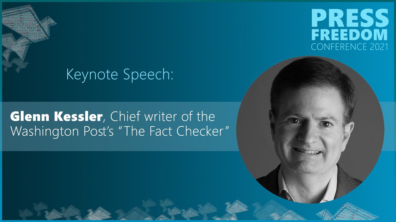 #PressFreedomCon2021 - Glenn Kessler | Keynote Speech