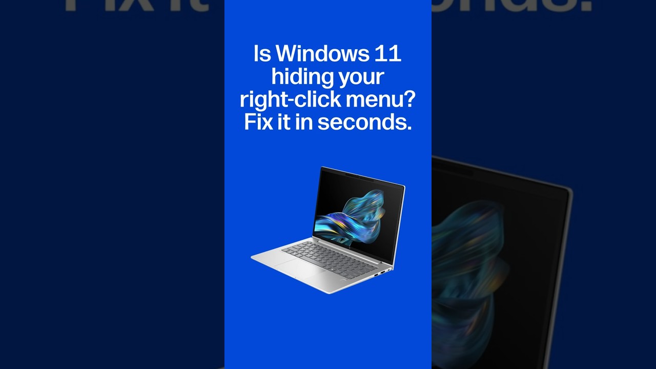 В Windows 11 скрывается контекстное меню, вызываемое правой кнопкой мыши? Исправьте это за считан...