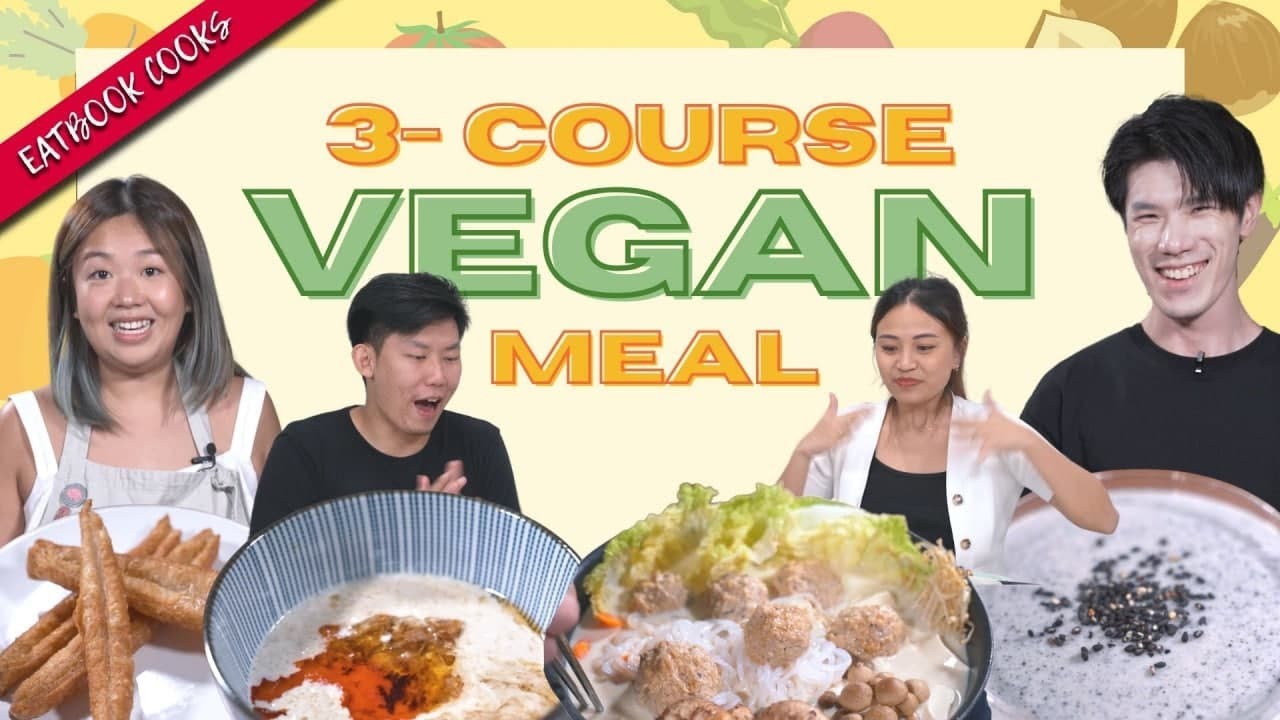 3 Course Vegan Meal For Meat Lovers | Eatbook 3-Course | EP 13