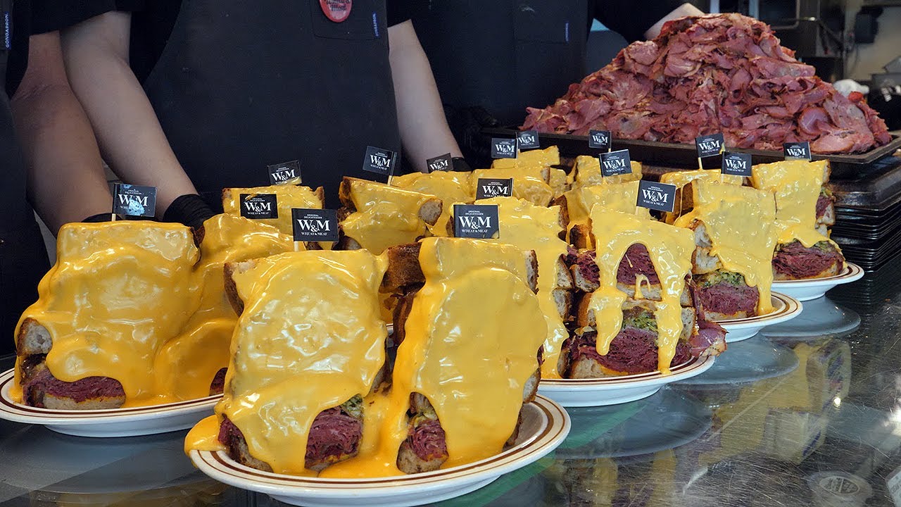 Cheese Bomb! American Style Cheese Sandwich - korean street food